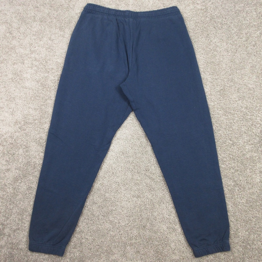 Gymshark Sweatpants Mens XL Navy Blue Fleece Joggers Comfort Gym Activewear - Picture 2 of 9